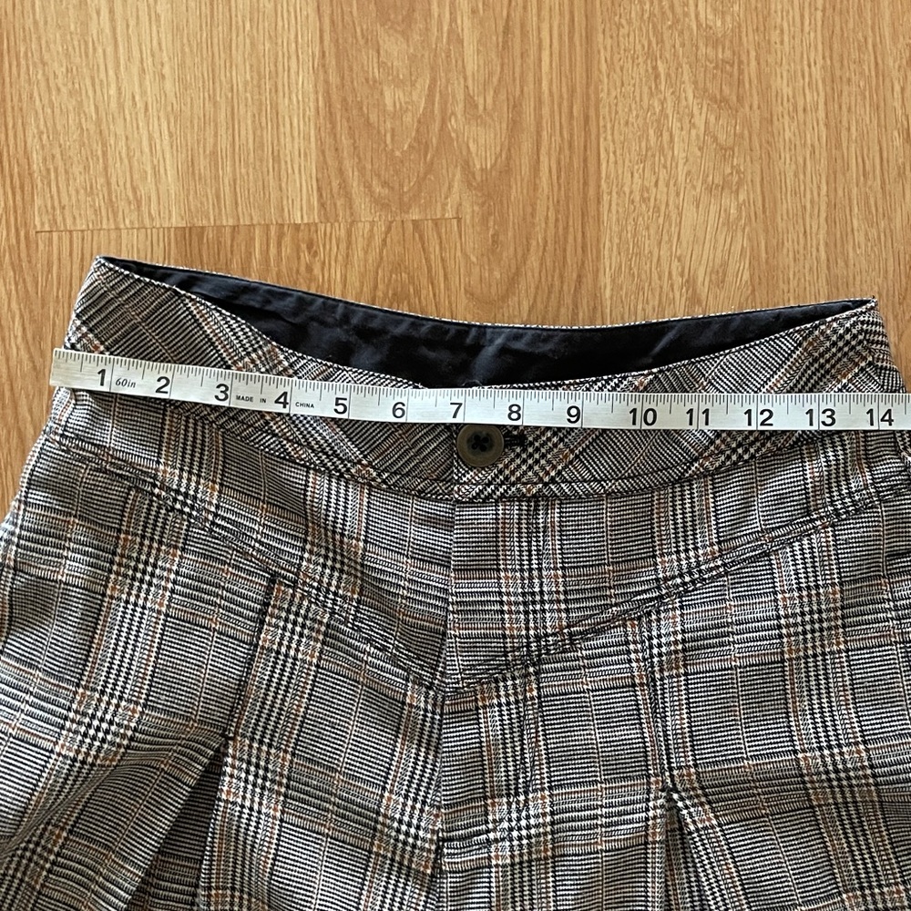 Free people wide leg plaid pants - Picture 2 of 8